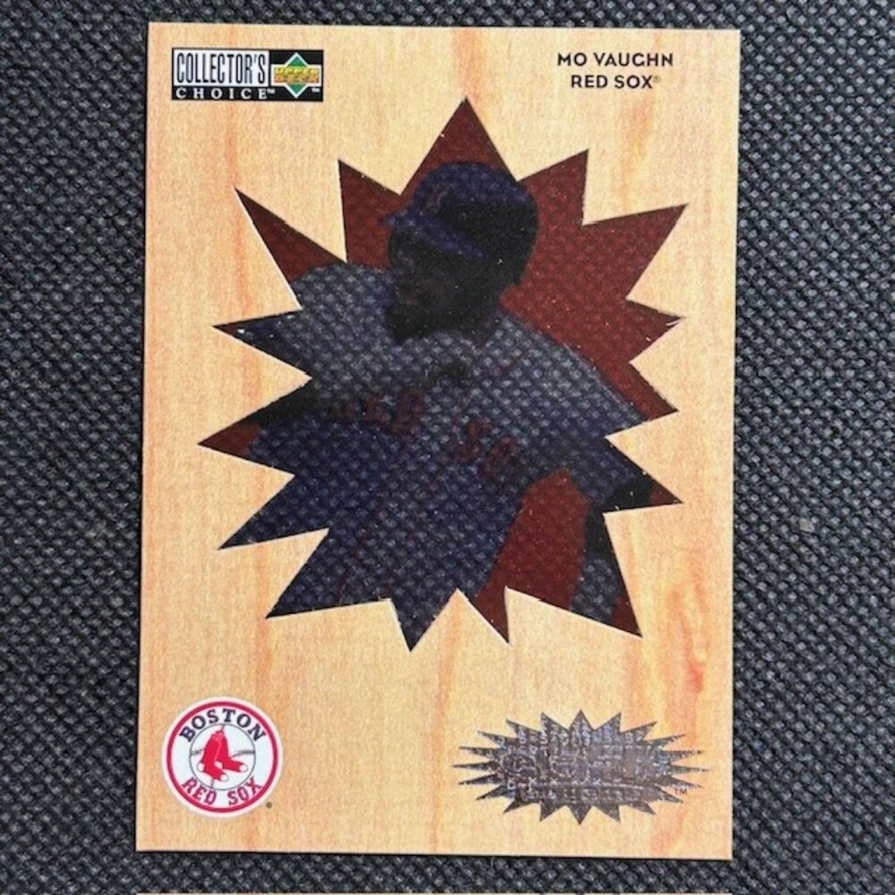 Mo Vaughn 1996 Upper Deck Collector's Choice #CR6 You Crash the Game Silver